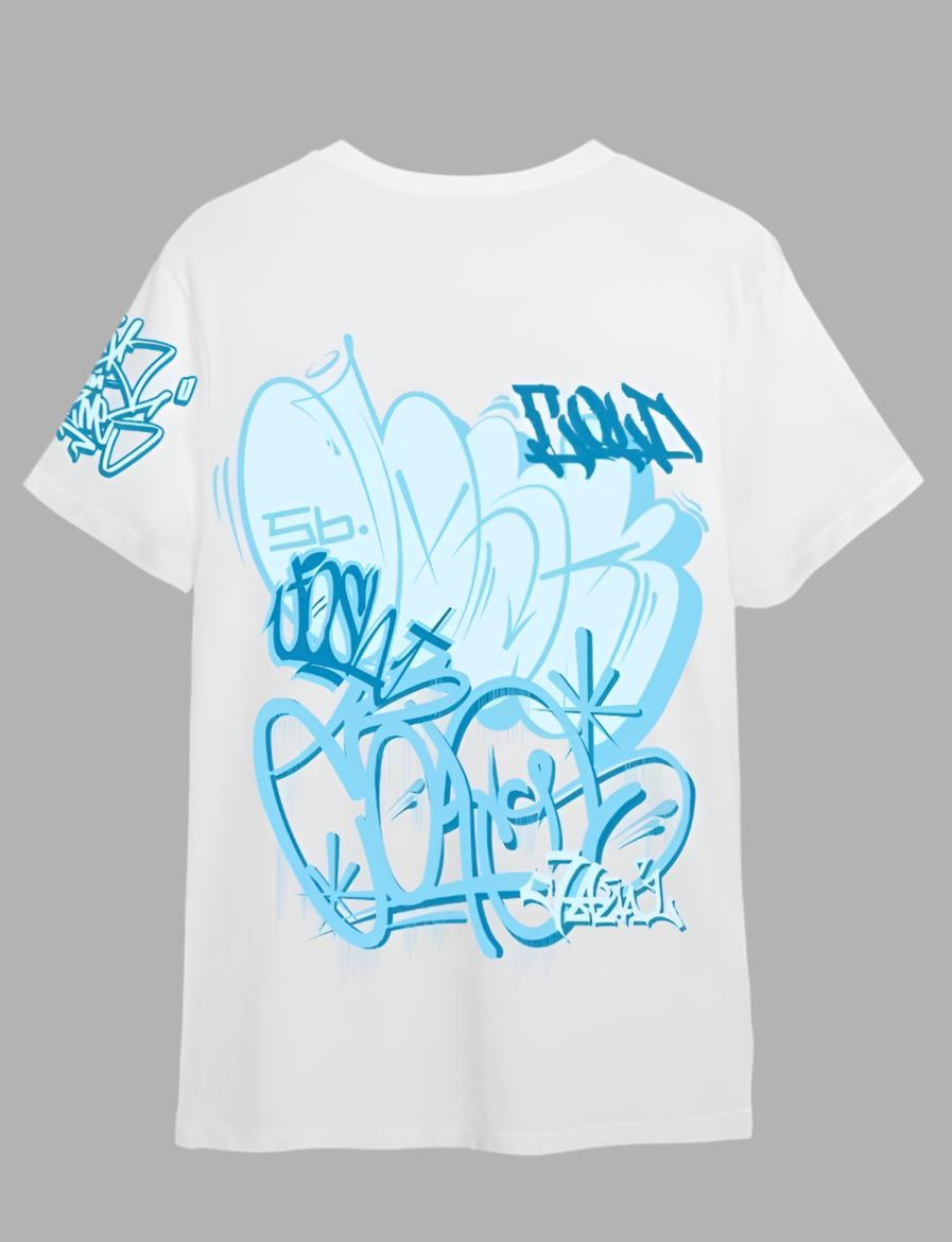 Jamil Bubble White Tee