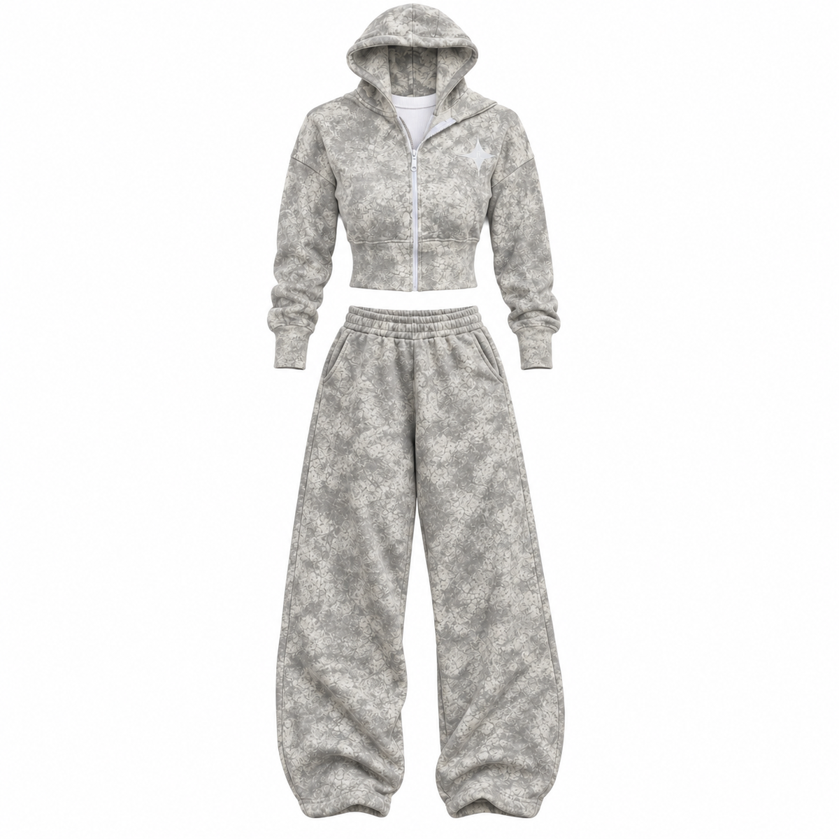 Cropped Camo Set